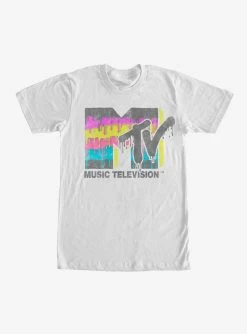 MTV Retro Logo Drip T-Shirt
