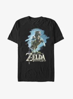 Nintendo Legend Of Zelda Breath Of The Wild Link Epona T-Shirt