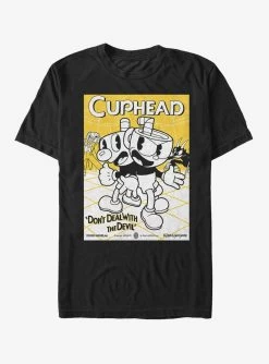 Cuphead Teamwork Poster T-Shirt