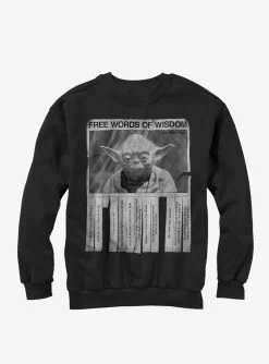Star Wars Yoda Words Of Wisdom Sweatshirt