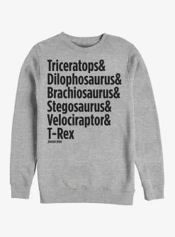 Triceratops And Dilophosaurus Sweatshirt