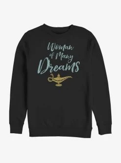 Disney Aladdin 2019 Woman Of Many Dreams Cursive Sweatshirt
