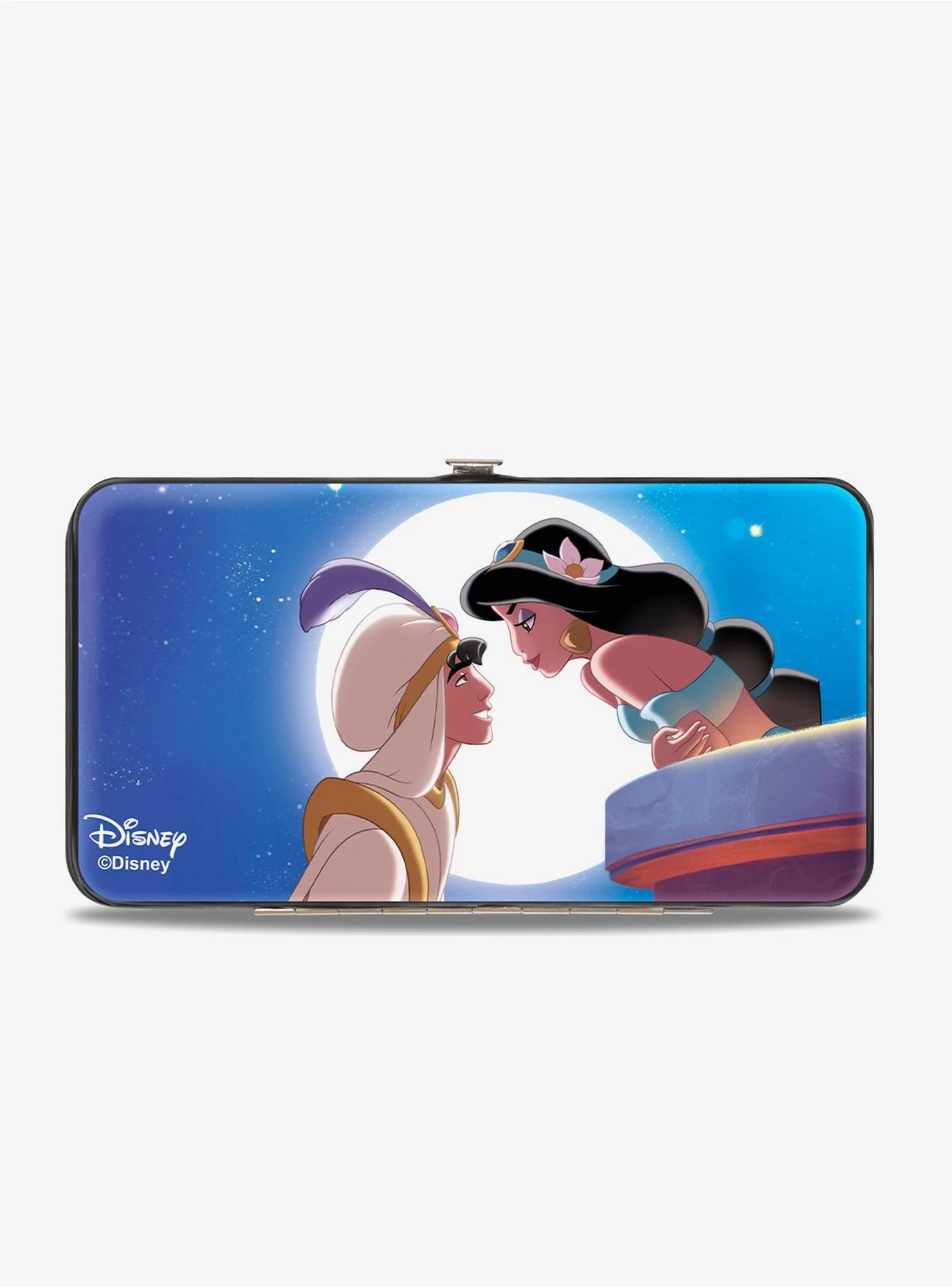 Disney Classic Aladdin Jasmine Moonlight Kiss Scene Hinged Wallet - Image 2