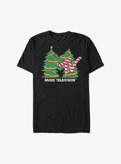 MTV Christmas Tree Logo T-Shirt