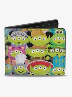 Disney Pixar Toy Story Aliens Character Cosplay Mashup Bi-fold Wallet