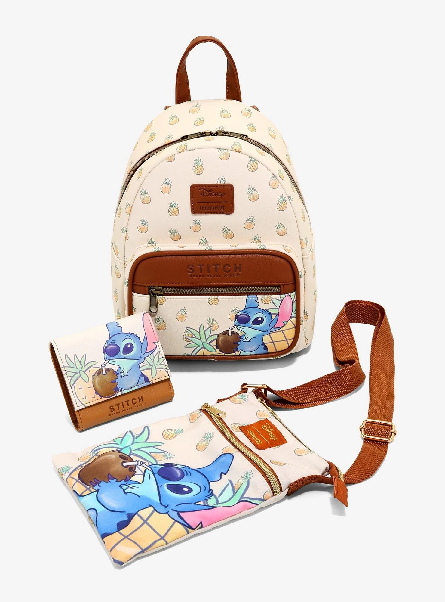 Loungefly Disney Lilo & Stitch Pineapple Mini Backpack - Image 5