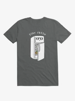 Stay Fresh Refrigerator Asphalt Grey T-Shirt