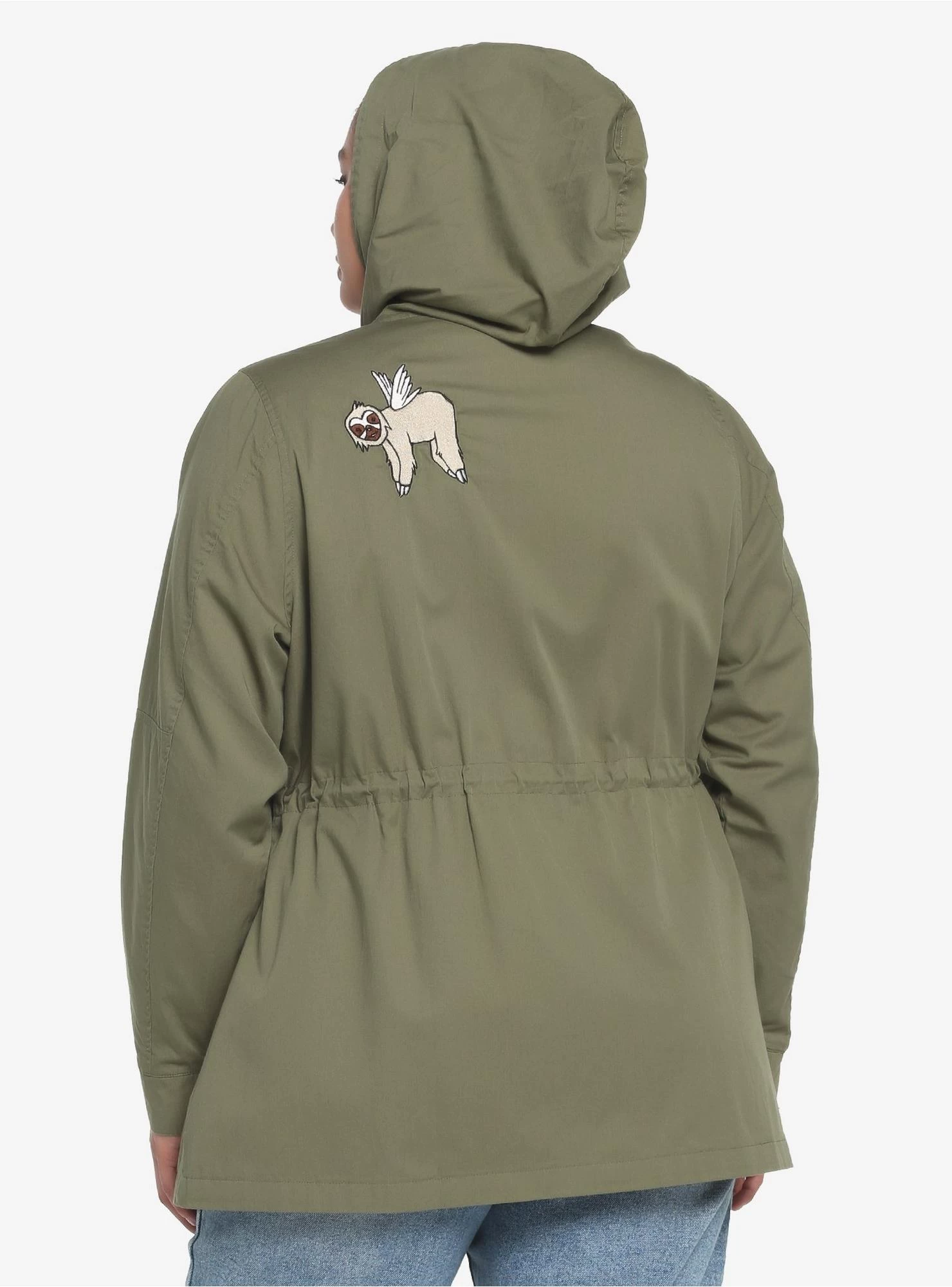 Her Universe Marvel Ms. Marvel Patch Girls Anorak Jacket Plus Size - Image 3