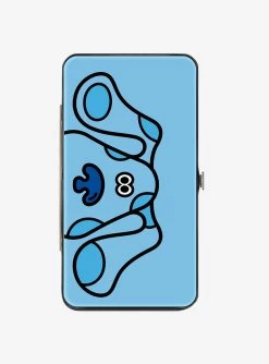 Blues Clues Face And Paw Print Hinge Wallet