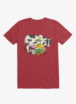 Cat Farmer Red T-Shirt