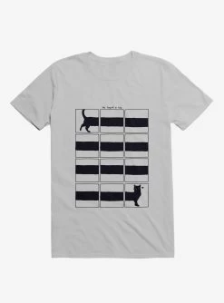 The Longcat Is Long Ice Grey T-Shirt
