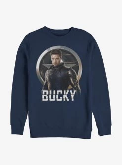 Marvel The Falcon And The Winter Soldier Soldiers Arm Bucky Crew Sweatshirt