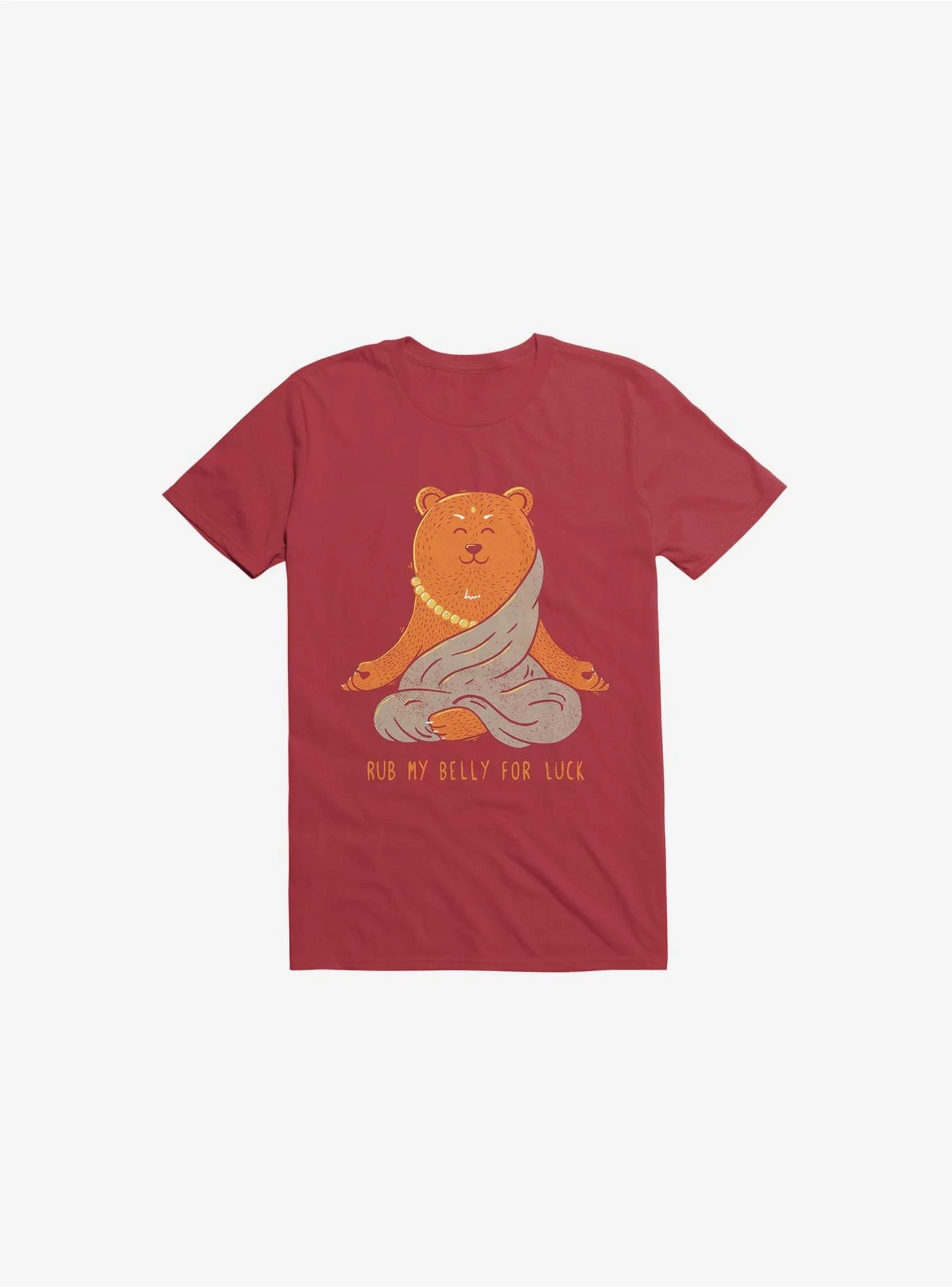 Buddha Bear Red T-Shirt