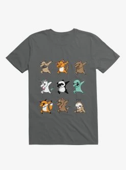 Dabbing Party Charcoal Grey T-Shirt