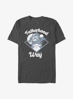 Star Wars The Mandalorian Fatherhood Is The Way T-Shirt