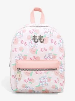 Pastel Peach Milk Mini Backpack
