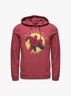 Disney Pixar The Incredibles Incredible Dad Circle Hoodie