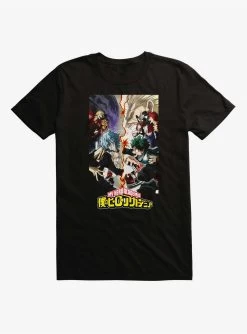 My Hero Academia Villains Vs. Heroes Black T-Shirt