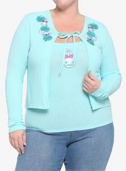 Disney Lilo & Stitch Girls Cardigan & Cami Set Plus Size
