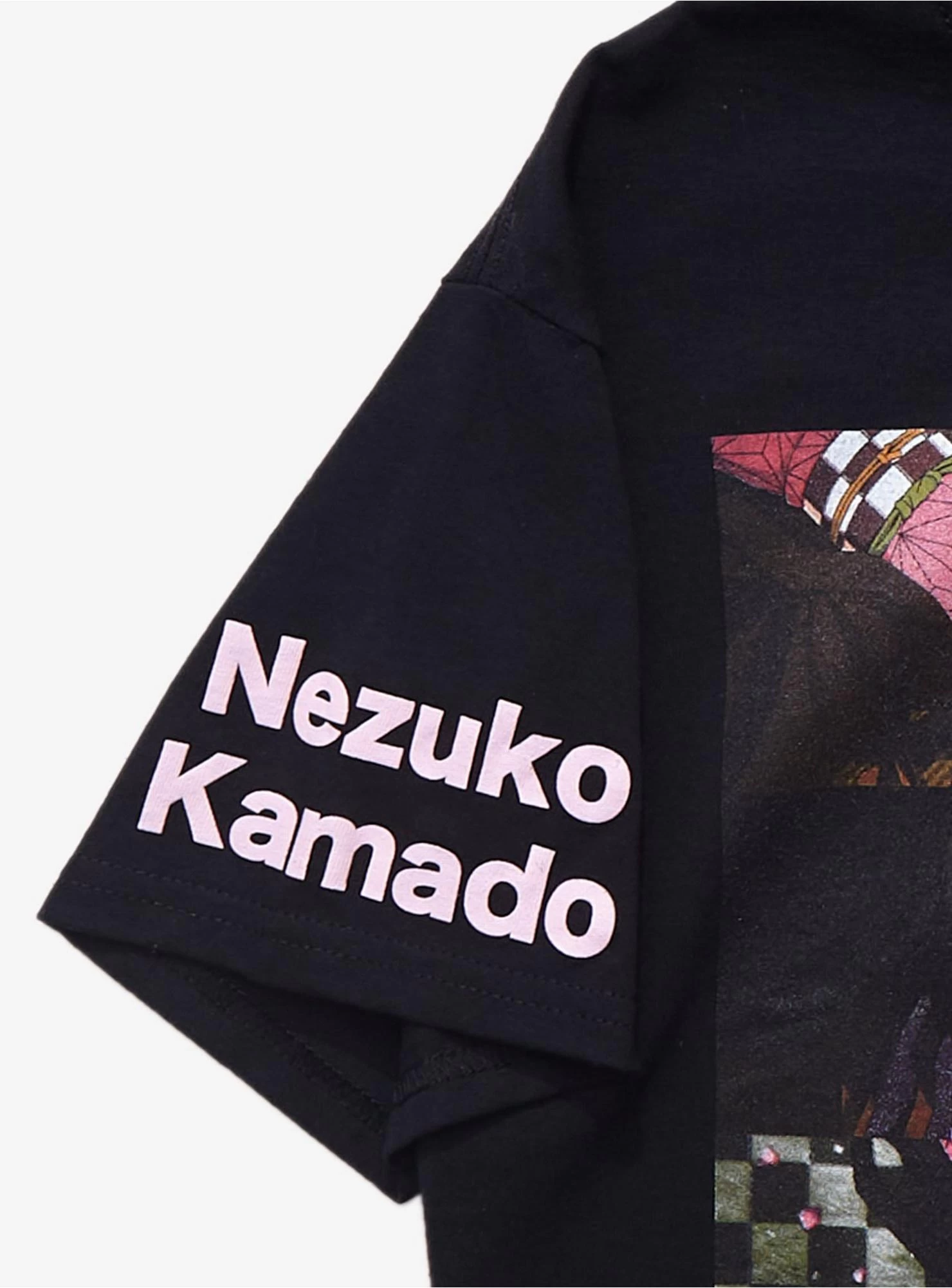 Demon Slayer: Kimetsu No Yaiba Nezuko Panels Boyfriend Fit Girls T-Shirt - Image 2