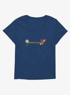 Deery-Lou Flower Logo Girls T-Shirt Plus Size