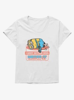 Minions Stay Inside Girls T-Shirt Plus Size