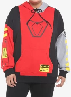 Her Universe Marvel Black Panther: Wakanda Forever Ironheart Cosplay Girls Hoodie Plus Size