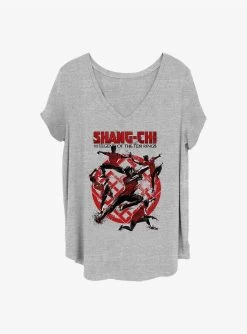 Marvel Shang-Chi And The Legend Of The Ten Rings Crane Fist Girls T-Shirt Plus Size