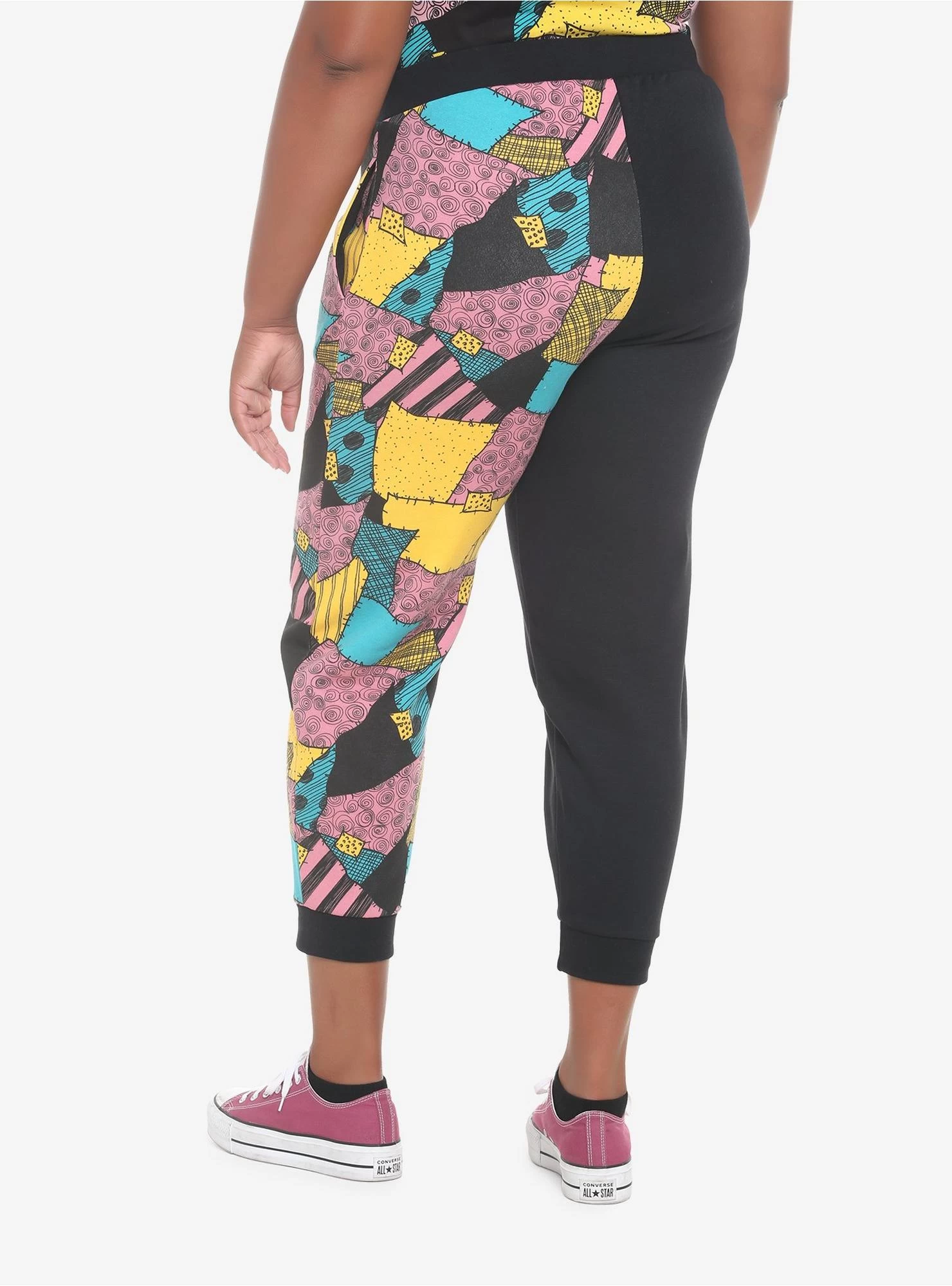 The Nightmare Before Christmas Sally Split Girls Sweatpants Plus Size - Image 2