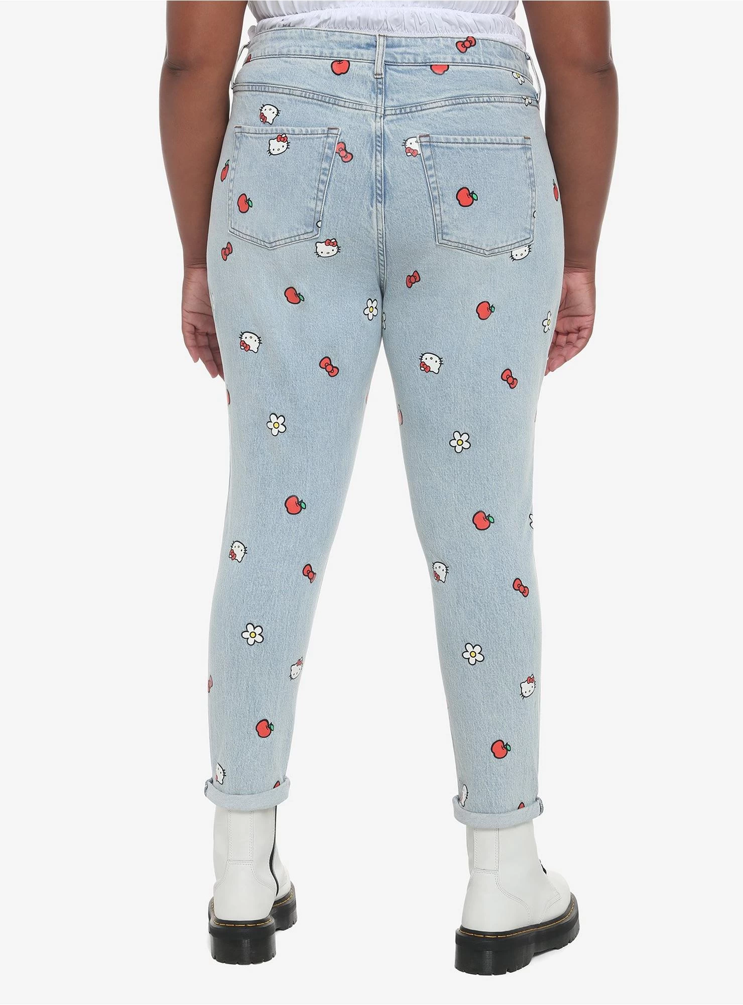 Hello Kitty Icons Mom Jeans Plus Size - Image 2