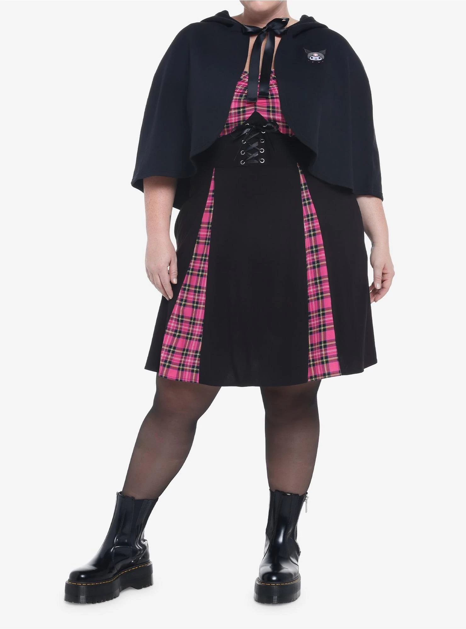 Kuromi Figural Ears Girls Capelet Plus Size - Image 2