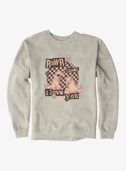 Rugrats Punk Poster Rawr Means I Love You Sweatshirt