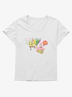 SpongeBob SquarePants Boom! Duo Girls T-Shirt Plus Size