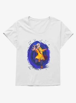 Laika Fan Art Coraline Escaping Paradise Girls T-Shirt Plus Size