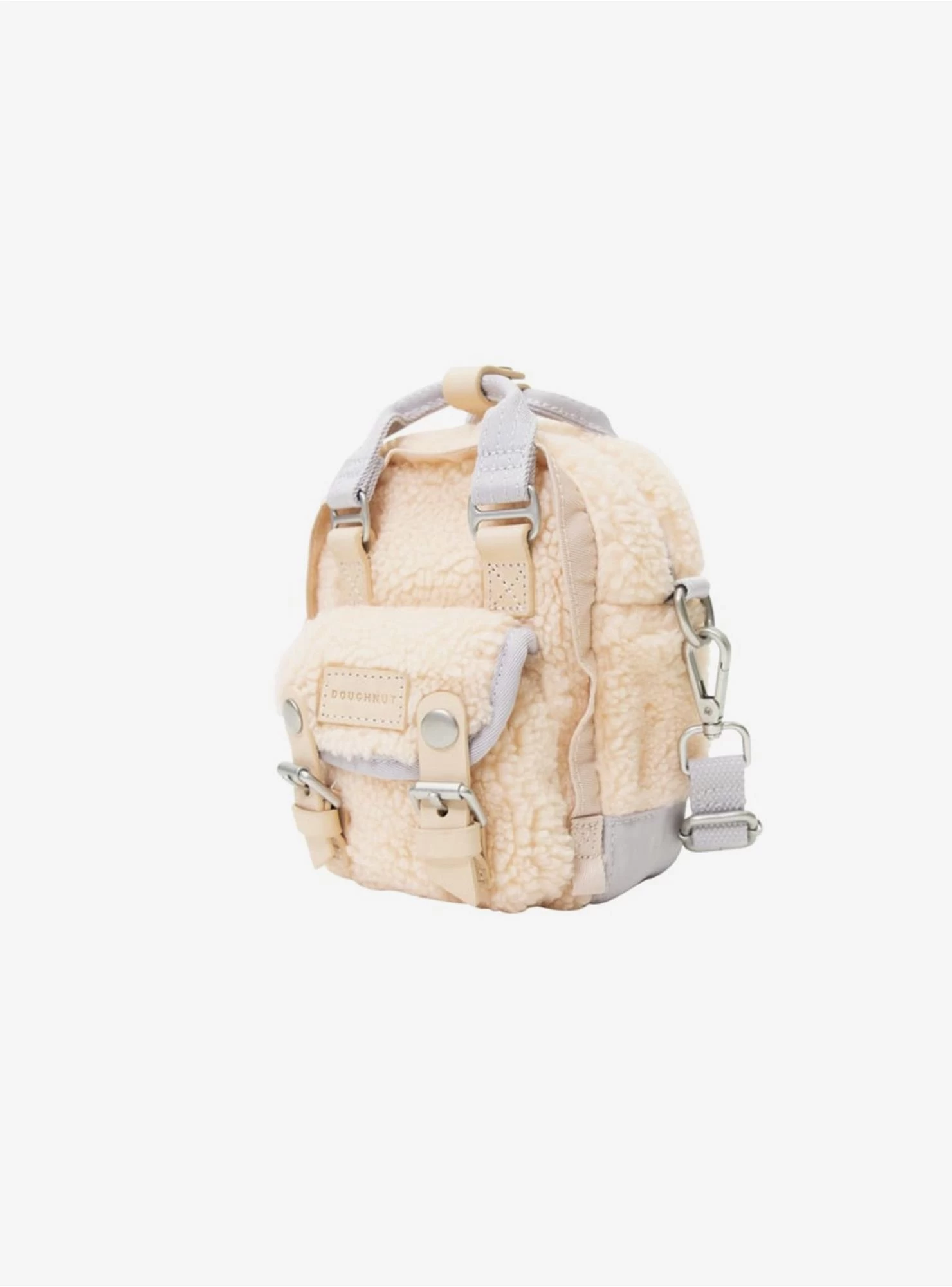 Doughnut Macaroon Tiny Fluffy Series Soft Sunrise X Powder Purple Crossbody - Image 2