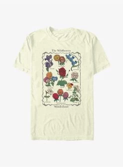 Disney Alice In Wonderland Wildflowers Chart T-Shirt
