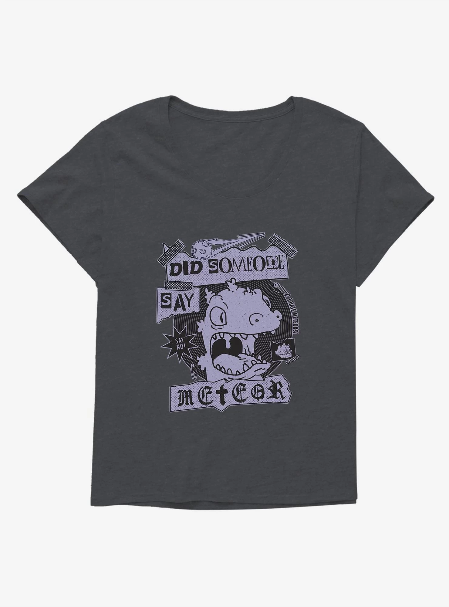 Rugrats Did Someone Say Meteor Girls T-Shirt Plus Size