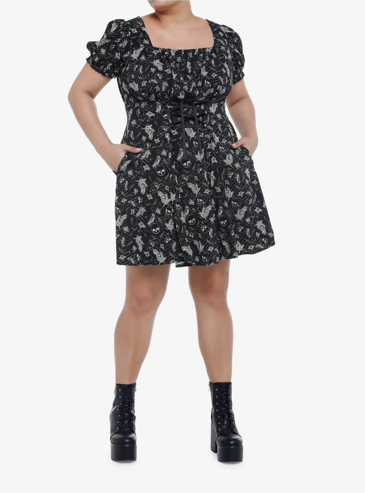 Ravens & Quills Babydoll Dress Plus Size - Image 2