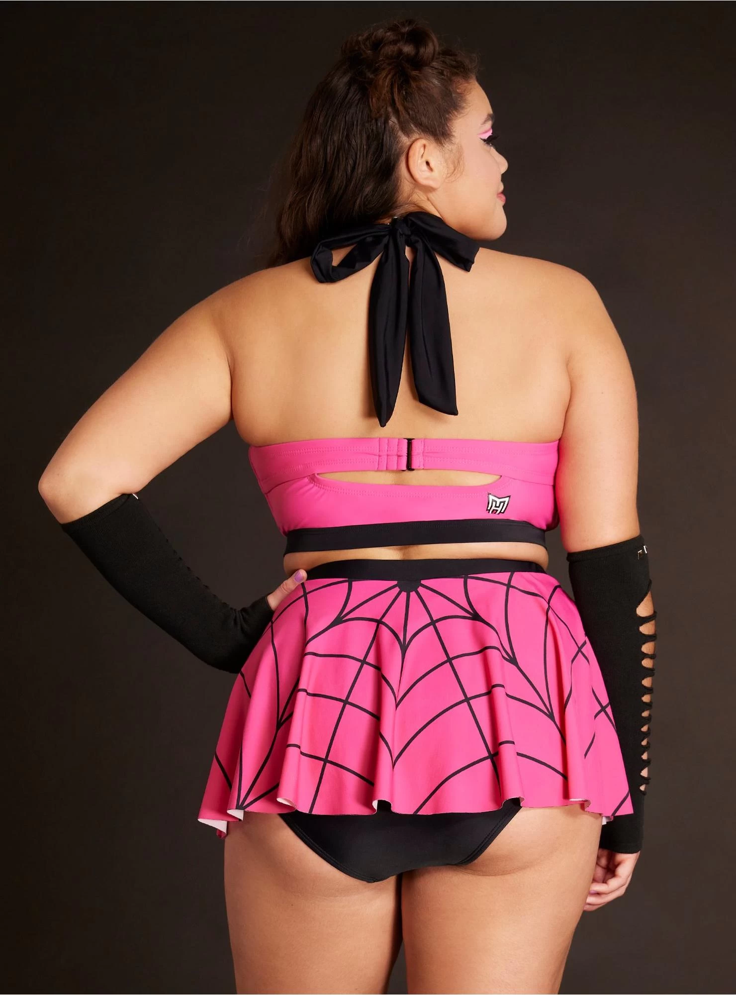 Monster High Draculaura Halter Swim Top Plus Size - Image 3