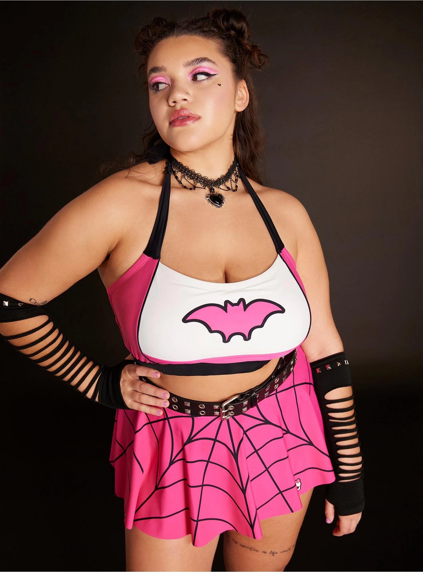 Monster High Draculaura Halter Swim Top Plus Size