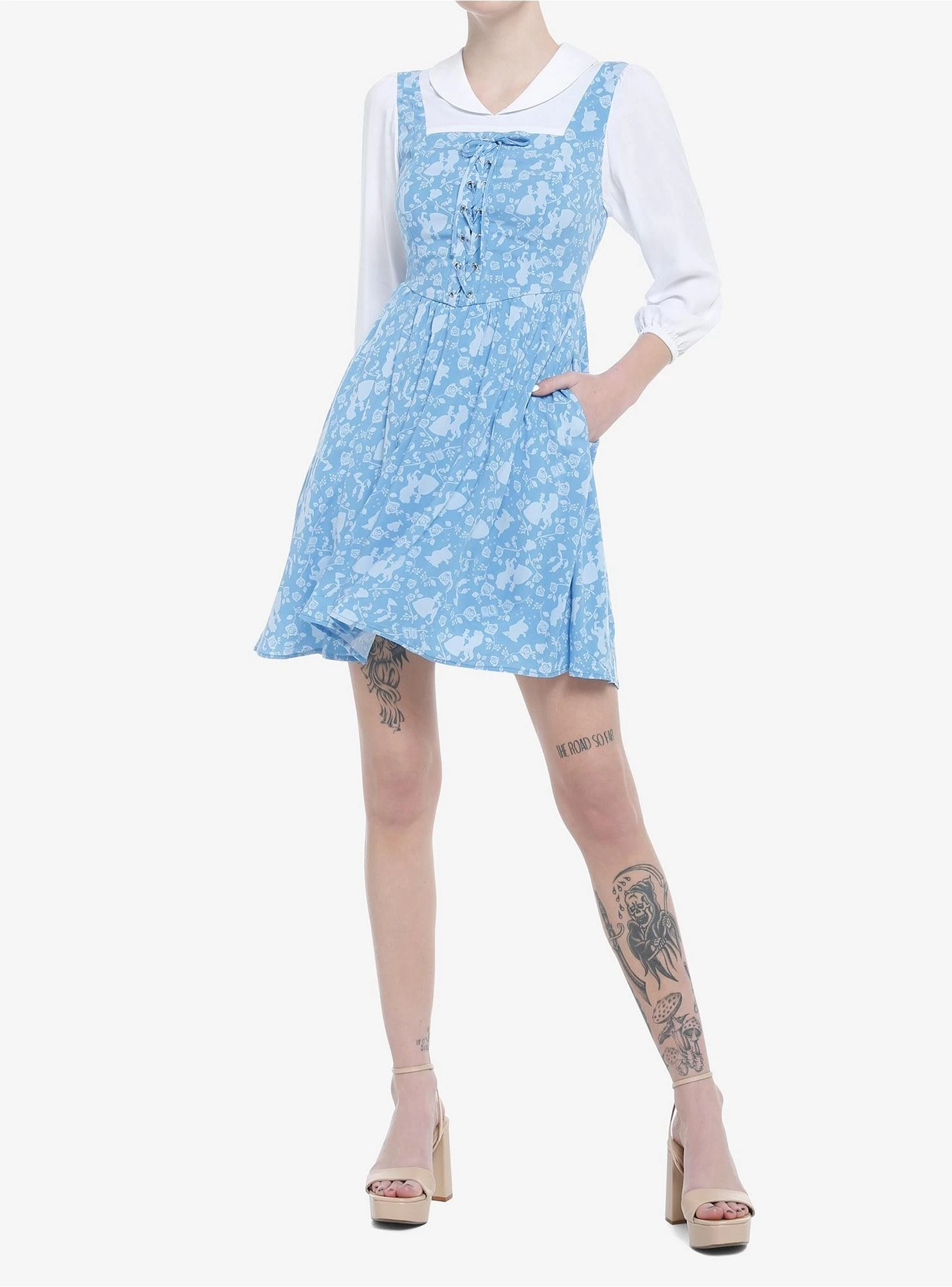 Disney Beauty And The Beast Belle Village Dress - Image 2