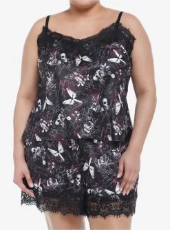 Dark Romance Lace Lounge Girls Cami Plus Size