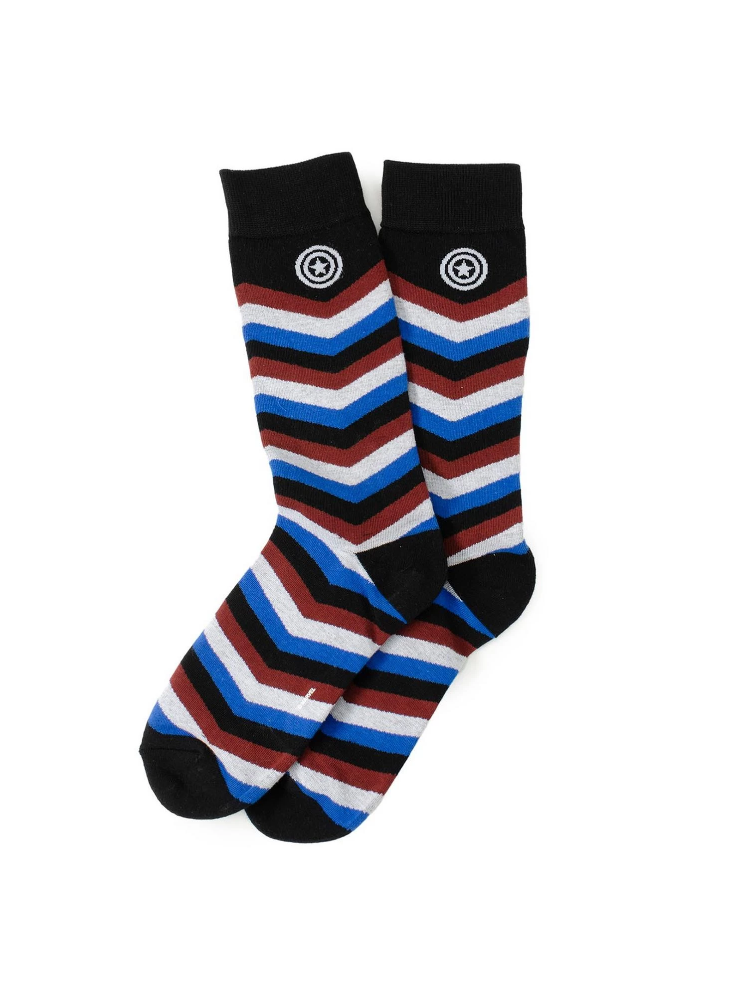 Marvel Captain America Chevron Stripe Men's Socks - Image 3