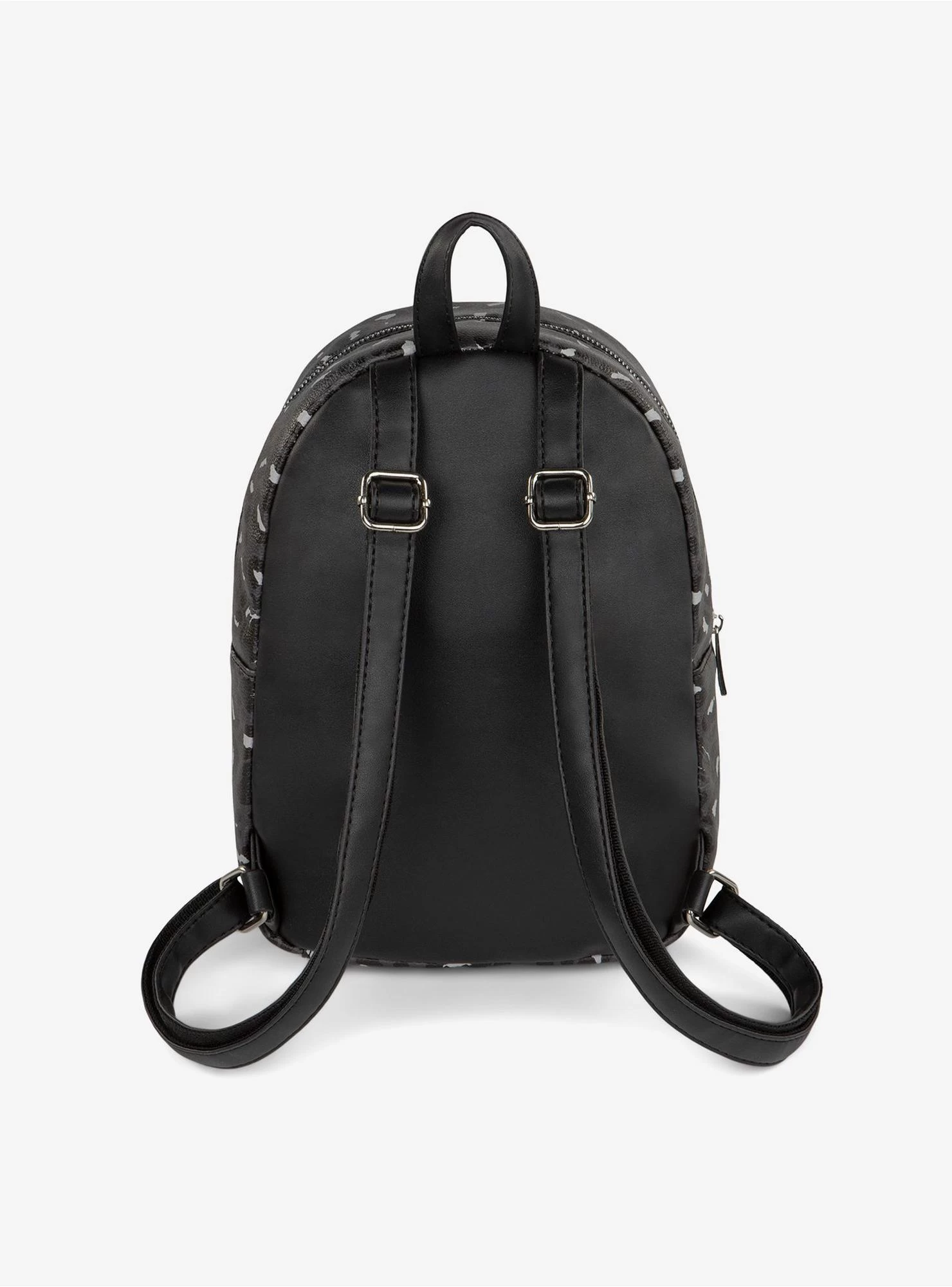 Bugatti Rolling Stones Vegan Leather Mini Backpack Black Pattern - Image 4