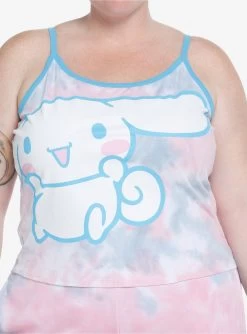 Cinnamoroll Jumbo Print Pastel Tie-Dye Girls Tank Top Plus Size