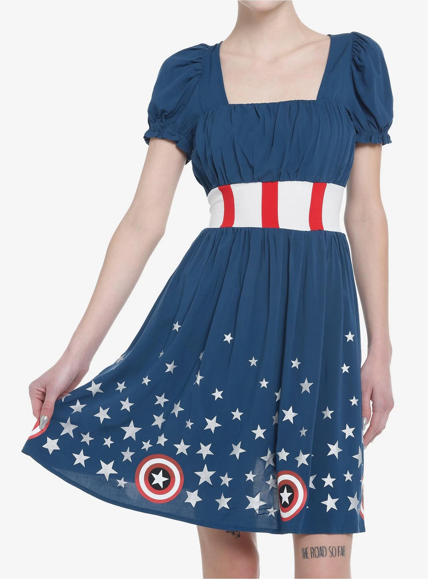 Her Universe Marvel Captain America Shield Retro Dress