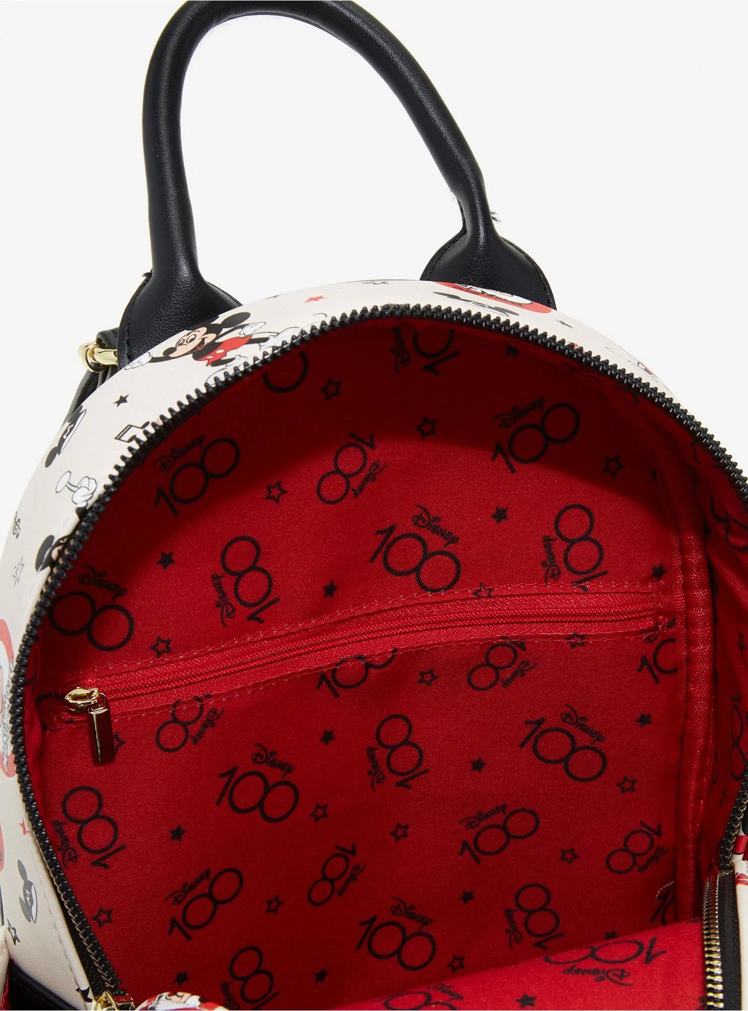 Her Universe Disney100 Mickey Mouse Club Vintage Mini Backpack - Image 4
