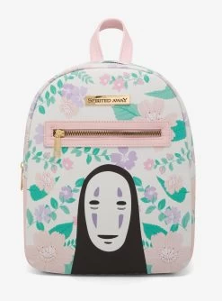 Studio Ghibli Spirited Away No-Face Floral Mini Backpack