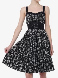 Social Collision Animal Anatomy Retro Swing Dress
