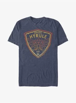 The Legend Of Zelda Explore Hyrule Badge T-Shirt